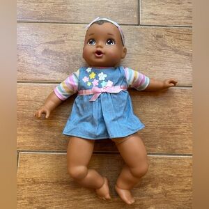 Adorable Baby Doll with Blue Dress